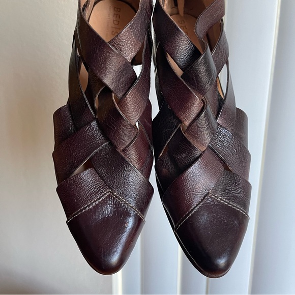 Bed Stu Brittany Woven Leather Sandals Women’s Size 6.5 Dark Brown - Picture 11 of 16
